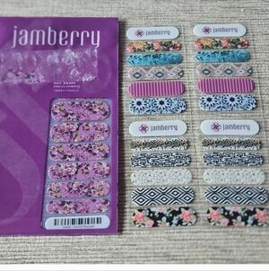 Jamberry Floral and Geometric Nail Wraps